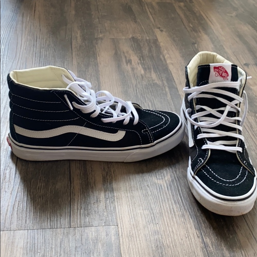 Black Vans Sk8-Hi Sneaker 8.5
